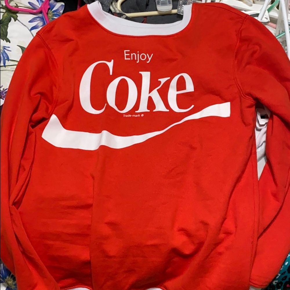 Coke red sweatshirt
